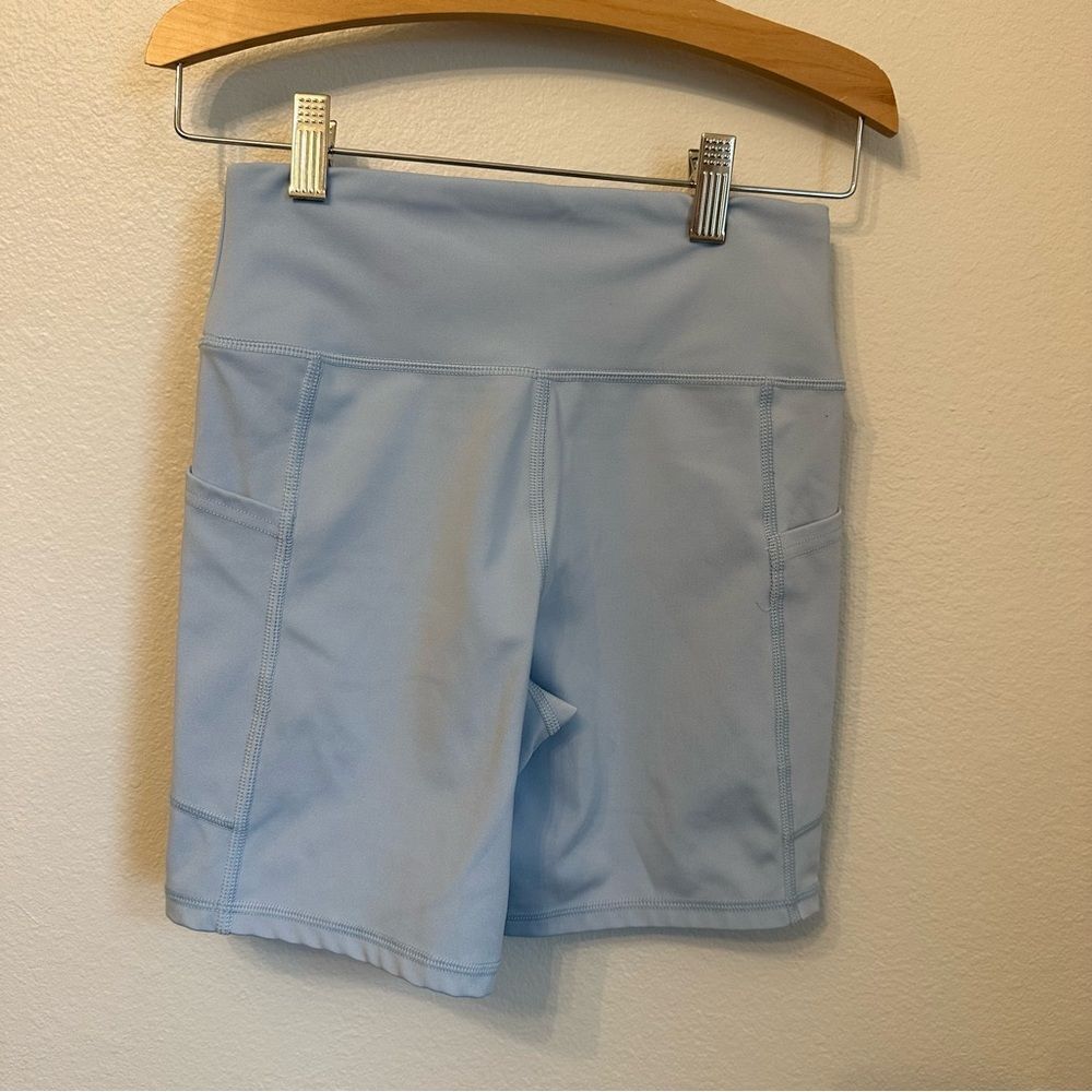 American Eagle Outfitters The Everything Pocket Bike Shorts in Blue